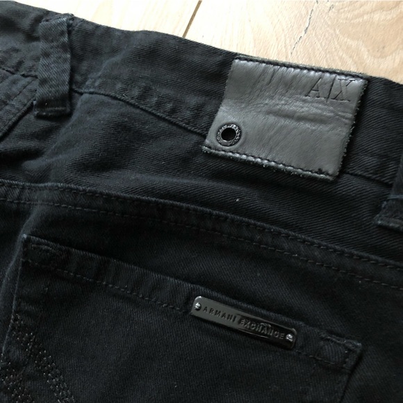 Armani Exchange Black Skinny Jeans Size 0 - Picture 9 of 12